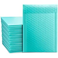 Los mejores  - Switory 50pcs A5 15-3cm×26-9cm Poly Bubble Mailers Sobres auto-sellados acolchados Bubble Lined Poly Mailer Teal para…